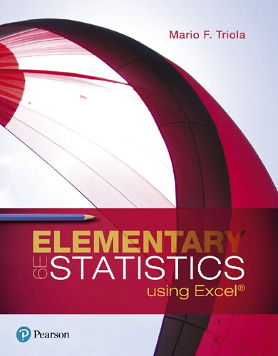 Elementary Statistics Using Excel (6th Edition) – eBook