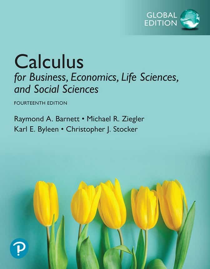 Calculus for Business, Economics, Life Sciences and Social Sciences (14th Global Edition) – eBook PDF