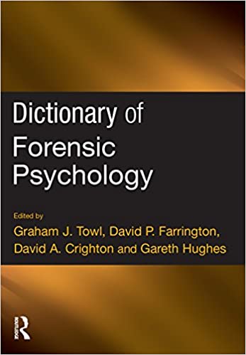 Dictionary of Forensic Psychology – eBook PDF