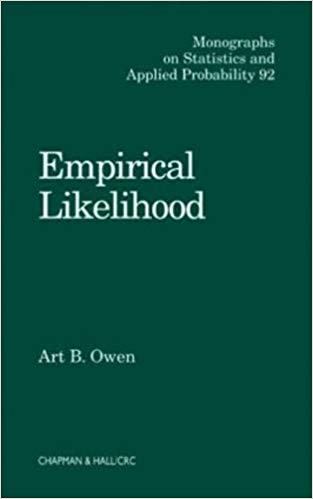 Empirical Likelihood by Art B. Owen, ISBN-13: 978-1584880714