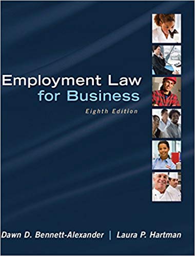 Hartman’s Employment Law for Business (8th Edition) – eBook PDF