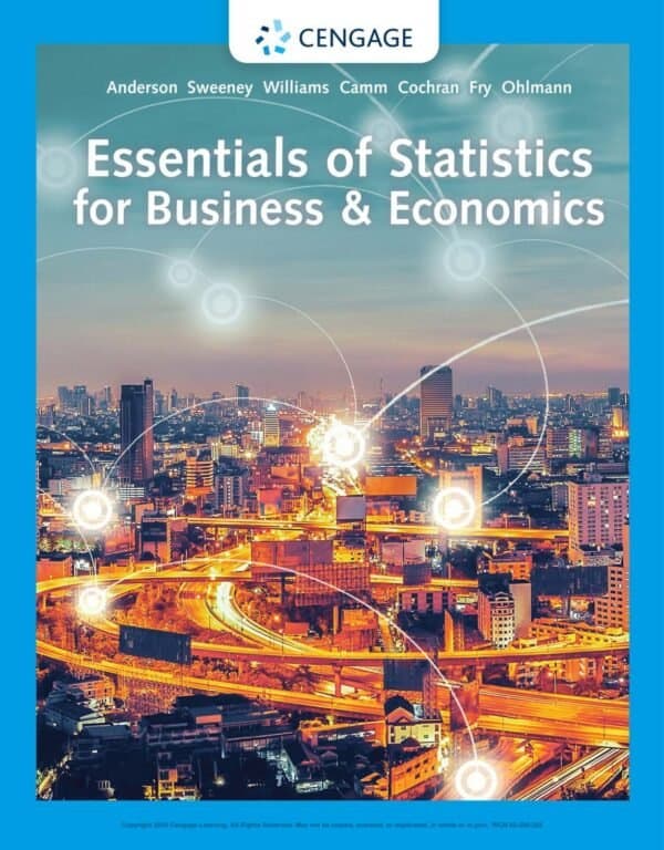 Essentials of Statistics for Business and Economics (9th Edition) – eBook PDF