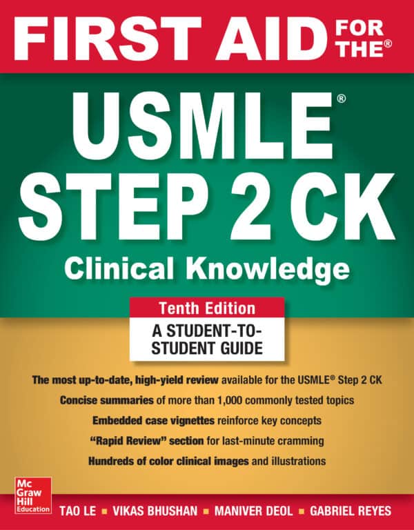 First Aid for the USMLE Step 2 CK (10th Edition) – eBook PDF