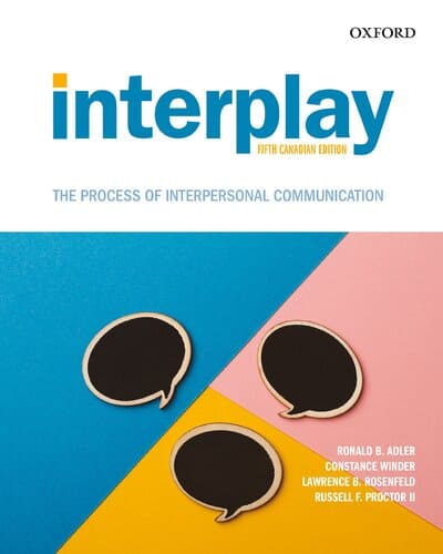 Interplay: The Process of Interpersonal Communication (5th Canadian Edition) – eBook PDF