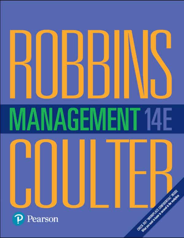 Management (14th Edition) By Robbins, Coulter – eBook PDF