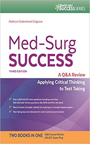 Med-Surg Success A Q&A Review Applying Critical Thinking to Test Taking (3rd Edition) – eBook PDF