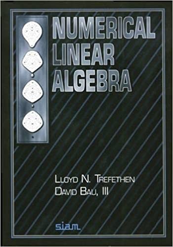 Numerical Linear Algebra by Lloyd N. Trefethen, ISBN-13: 978-0898713619