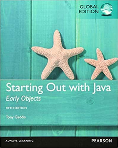 Starting Out with Java Early Objects (5th Global Edition) – eBook PDF