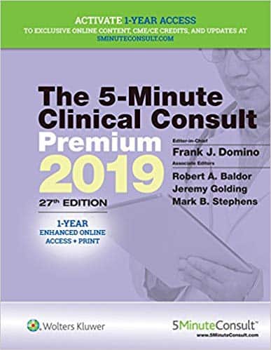 The 5-Minute Clinical Consult Premium 2019 (27th Edition) – eBook PDF