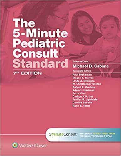 The 5-Minute Pediatric Consult Standard Edition (7th Edition) – eBook PDF