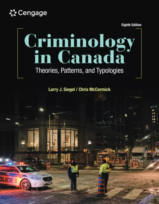 Criminology in Canada: Theories, Patterns, and Typologies (8th Edition) – PDF