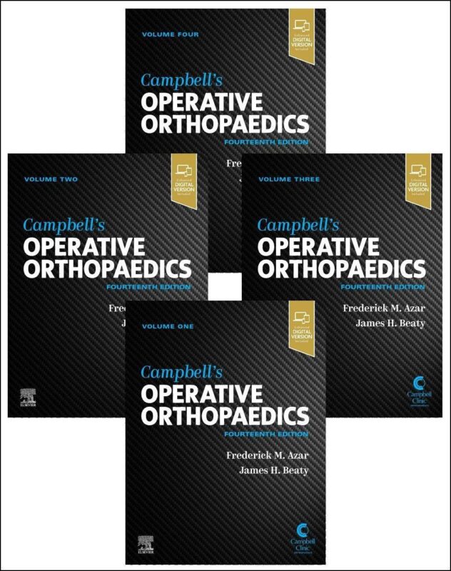 Campbell's Operative Orthopaedics, 4-Volume Set (14th Edition) – eBook PDF
